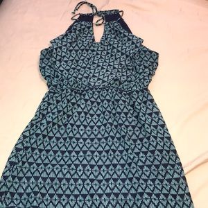 Aztec patterned dress